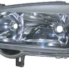 Phare Optique avant gauche pour OPEL ASTRA G 2001-2004, H7+HB3, Corps noir, Neuf