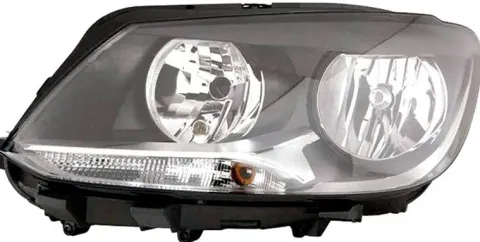 Phare Optique avant gauche pour VOLKSWAGEN TOURAN I ph.3 2010-2015, H7+H15, Neuf