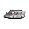 Phare optique avant gauche pour Volkswagen Jetta V phase 1 2011-2014, H7+H7, corps noir, avec feu diurne, Neuf