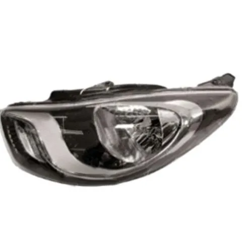 Phare optique avant gauche H4 pour HYUNDAI I10, 2010-2013, corps noir, neuf