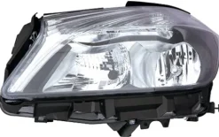 Phare Optique avant gauche pour MERCEDES (W176) CLASSE A depuis 2015, H7+H15, Neuf