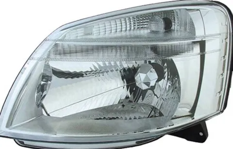 Phare Optique avant gauche pour CITROËN BERLINGO I phase 2, 2002-2008, H4, Neuf