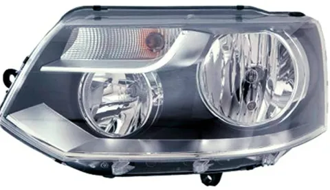 Phare Optique avant gauche pour VOLKSWAGEN TRANSPORTER T5, 2009-2015, H7+H15, Neuf