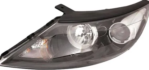 Phare Optique avant gauche pour KIA SPORTAGE 2010-2015, H7+H7, fond noir, Neuf