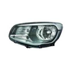 Phare Optique avant gauche pour KIA SOUL 2014-2016, H4, avec lumière diurne et corps noir, Neuf