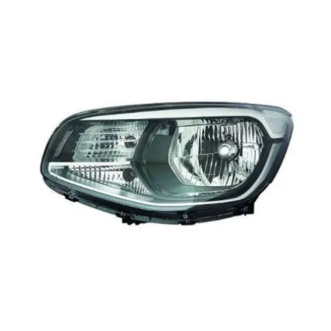 Phare Optique avant gauche pour KIA SOUL 2014-2016, H4, avec lumière diurne et corps noir, Neuf
