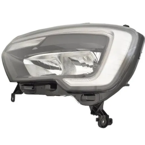 Phare Optique avant gauche pour RENAULT MASTER III phase 3 depuis 2019, H7+H1, avec feu diurne à LED, Neuf