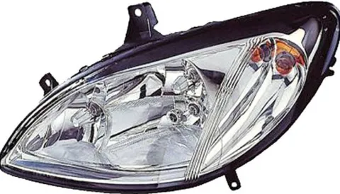 Phare Optique avant gauche pour MERCEDES VITO II phase 1 (W639), 2003-2010, H7+H7+H7, Neuf