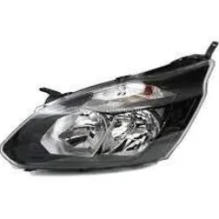 Phare Optique avant gauche pour FORD TRANSIT CUSTOM 2012-2018, H7+H15, noir, Neuf