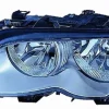 Phare Optique avant gauche pour BMW série 3 E46 2001-2004, H7+H7, argent, Neuf