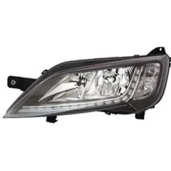 Phare Optique avant gauche pour CITROËN JUMPER Camping-car II ph.2 depuis 2014 >, H7+H7, (fond noir) LED