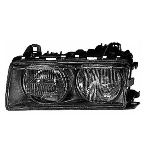 Phare optique avant gauche pour BMW Serie 3 E36 COUPÉ, 1993-1998, H7+H7, Mod. 2/4 portes, Neuf