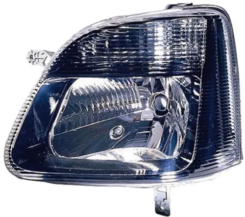 Phare Optique avant gauche pour OPEL AGILA 2002-2008, H4, corps noir, Neuf