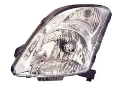 Phare Optique avant gauche pour SUZUKI SWIFT, 2005-2010, H4, corps chromé, Neuf