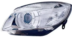 Phare Optique avant gauche pour SKODA FABIA II ph. 1 2007-2010, H7, feu lenticulaire, Neuf