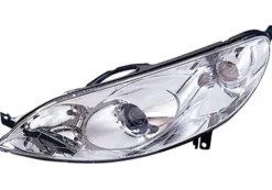 Phare Optique avant gauche pour PEUGEOT 407, 2004-2011, H1+H7, Neuf