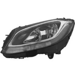 Phare Optique avant gauche à led pour MERCEDES (W205) CLASSE C ph. 1 2014-2018, Corps Noir, Neuf