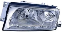 Phare Optique avant gauche pour SKODA OCTAVIA I ph. 2 2000-2004, H4+H3, avec antibrouillards, Neuf
