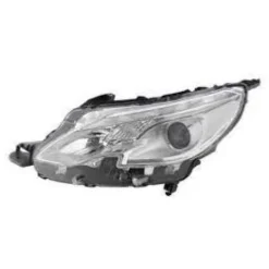 Phare optique avant gauche à LED H7/H7 pour PEUGEOT 2008 Phase 1, 2013-2016, Neuf
