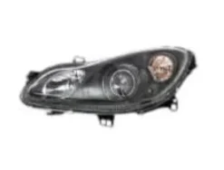 Phare Optique avant gauche électrique pour SMART FORTWO 2007-2011, H7+H7, avec moteur, fond noir, Neuf