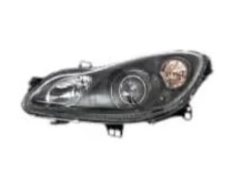 Phare Optique avant gauche électrique pour SMART FORTWO 2007-2011, H7+H7, avec moteur, fond noir, Neuf