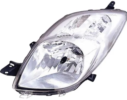 Phare Optique avant gauche pour TOYOTA YARIS II phase 1, 2005-2009, H4, électrique, type Ichikoh
