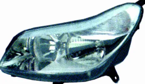 Phare Optique avant gauche pour CITROËN C5 I phase 2, 2004-2008, H7+H1, Neuf