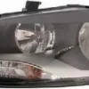 Phare Optique avant gauche pour VOLKSWAGEN POLO V ph.1, 2009-2014 H7+H7, feu clignotant (type Hella)