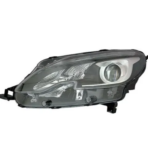 Phare optique avant gauche à LED H7/H7 pour PEUGEOT 2008 Phase 2, 2016-2019, corps noir, neuf