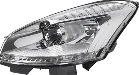 Phare Optique avant gauche pour CITROËN C4 PICASSO I phase 2, 2010-2013, H7+H1, Neuf