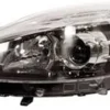 Phare Optique avant gauche pour RENAULT SCENIC III phase 3, 2013-2016, H7+H7, fond noir, Neuf