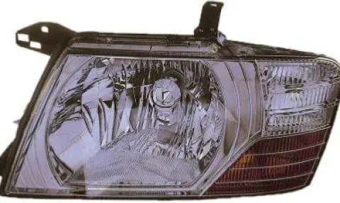 Phare optique avant gauche H4 pour MITSUBISHI PAJERO III phase 2, 2003-2006, Neuf
