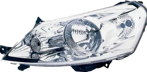 Phare Optique avant gauche électrique pour PEUGEOT EXPERT II 2007-2016, H4, Neuf