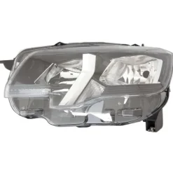 Phare Optique avant gauche pour PEUGEOT PARTNER III ph.1 2018-2024, H7+H1+PY21W+W21, avec moteur, Neuf