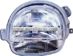 Phare Optique avant gauche pour RENAULT TWINGO I phase 2, 1998-2000, H4, (verre strié), Neuf