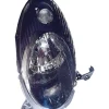 Phare Optique avant gauche pour NISSAN MICRA III (K12) ph.1, 2003-2005, H4, noir, Neuf