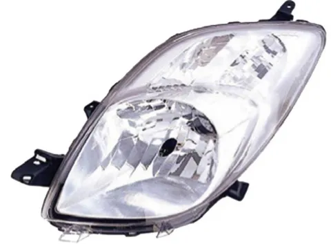 Phare Optique avant gauche pour TOYOTA YARIS II phase 1, 2005-2009 H4, électrique, type Valeo, avec moteur, Neuf
