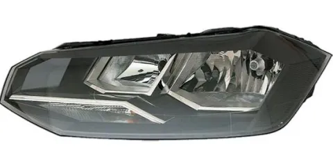 Phare Optique avant gauche pour VOLKSWAGEN POLO VI phase 1, 2017-2021 , H7+H7+WY21W, avec moteur, Neuf
