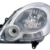 Phare Optique avant gauche pour RENAULT KANGOO II phase 1, 2008-2013, H4, chromé, Neuf