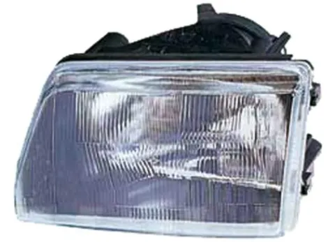 Phare optique avant gauche pour FIAT CINQUECENTO 1992-1998, H4, électrique, Mod. SPORTING, corps noir, Neuf