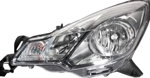 Phare Optique avant gauche pour CITROËN DS3 du 03/2010 au 06/2010 H1+H7, contour chromé, Neuf