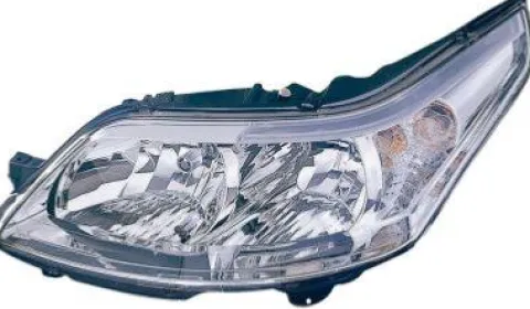 Phare Optique avant gauche pour CITROËN C4 I phase 1, 2004-2008, H7+H1, Neuf
