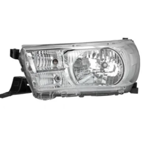 Phare Optique avant gauche pour TOYOTA HILUX VIII 2016-2020, H4+PY21, Chromé, Neuf