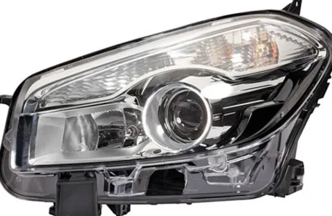 Phare Optique avant gauche pour NISSAN QASHQAI I ph.2, 2010-2014, H7+H7, Neuf