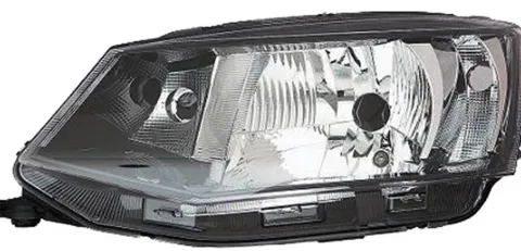 Phare Optique avant gauche pour SKODA FABIA III ph. 1 2015-2018, H4+PY21, Neuf