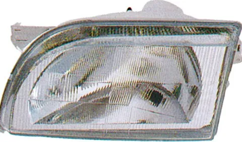 Phare Optique avant gauche pour FORD TRANSIT Mk5, 1994-2000, (verre), H4, manuel, Neuf