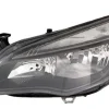 Phare Optique avant gauche pour OPEL ASTRA J 2012-2016, H7+H7, Corps Noir
