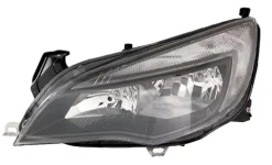 Phare Optique avant gauche pour OPEL ASTRA J 2012-2016, H7+H7, Corps Noir