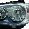 Phare Optique avant gauche gris foncé pour BMW SERIE 1 E87 modèle 2007, H7+H7, Neuf
