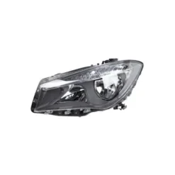 Phare Optique avant gauche pour MERCEDES CLA, 2013-2016 (W117), H7+H15, électrique avec moteur, noir, neuf